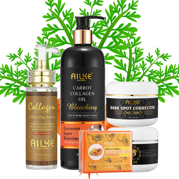AILKE Bleaching Whitening Anti-Wrinkle Lotion Cream product bottle for brightening and firming all skin types.
