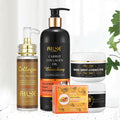 AILKE Collagen 5-in-1 Skin Care Kit complete product display with all five brightening products.