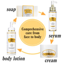AILKE Vitamin C Body Lotion firming formula with vitamin C and collagen for skin elasticity.