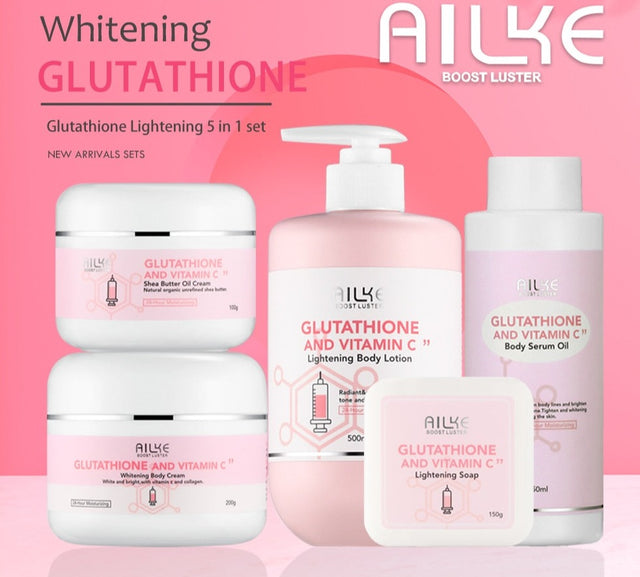 AILKE Whitening Moisturizing Korean Facial and Body Lotion main product bottle on white background.