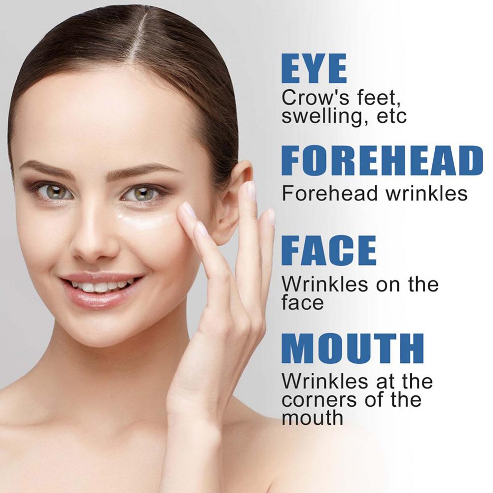 Anti-Aging Firming Lifting Fade Fine Line Face Cream applied to face for lifting and firming treatment.