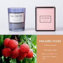 Aromatherapy soy candle in glass container for clean-burning relaxation, home scenting, and wellness routines.