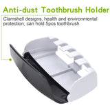 Automatic Toothpaste Dispenser Set dispensing controlled toothpaste amount for mess-free brushing.