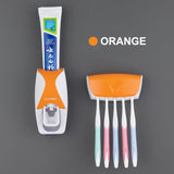 Automatic Toothpaste Dispenser Set hygiene nozzle design minimizing contact for cleaner daily use.