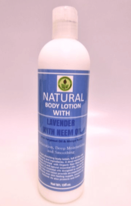 Natural Lavender with Neem Oil Lotion