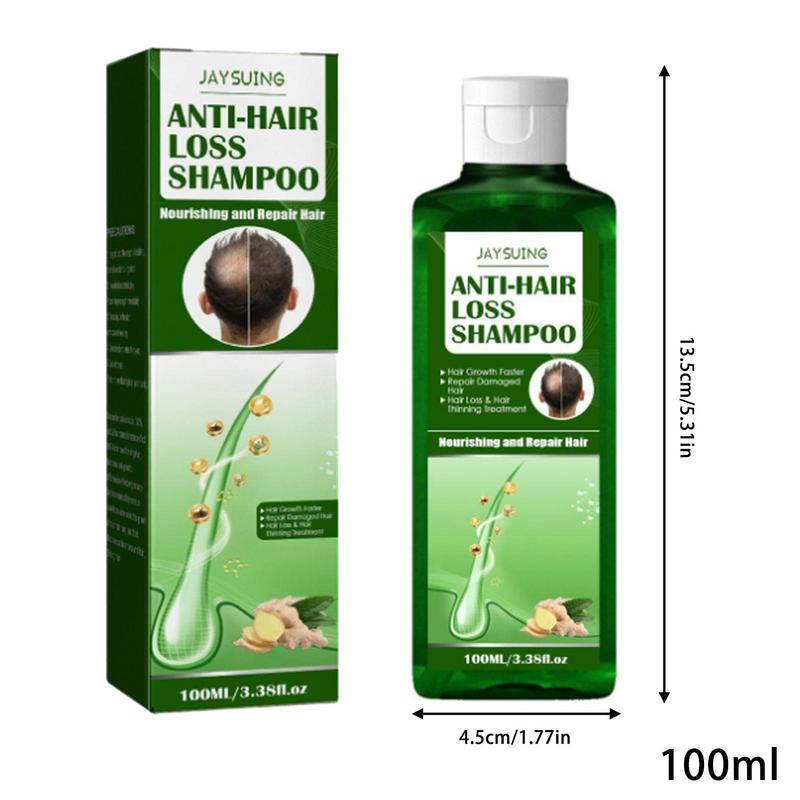 Ginger Anti-Dandruff Shampoo lifestyle photo showing woman with clean, soft hair results.