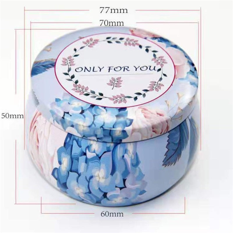 Handmade scented candle in an aromatic jar for bedroom fragrance, winding down, and cozy nighttime use.