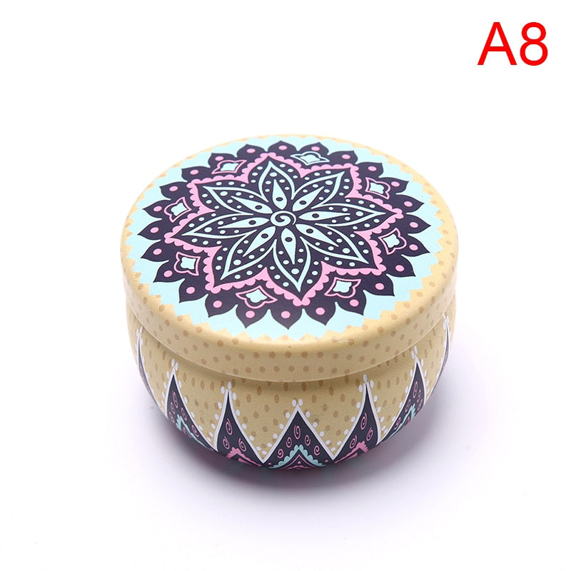 Handmade scented candle for meditation, relaxation, and creating a peaceful scented environment.