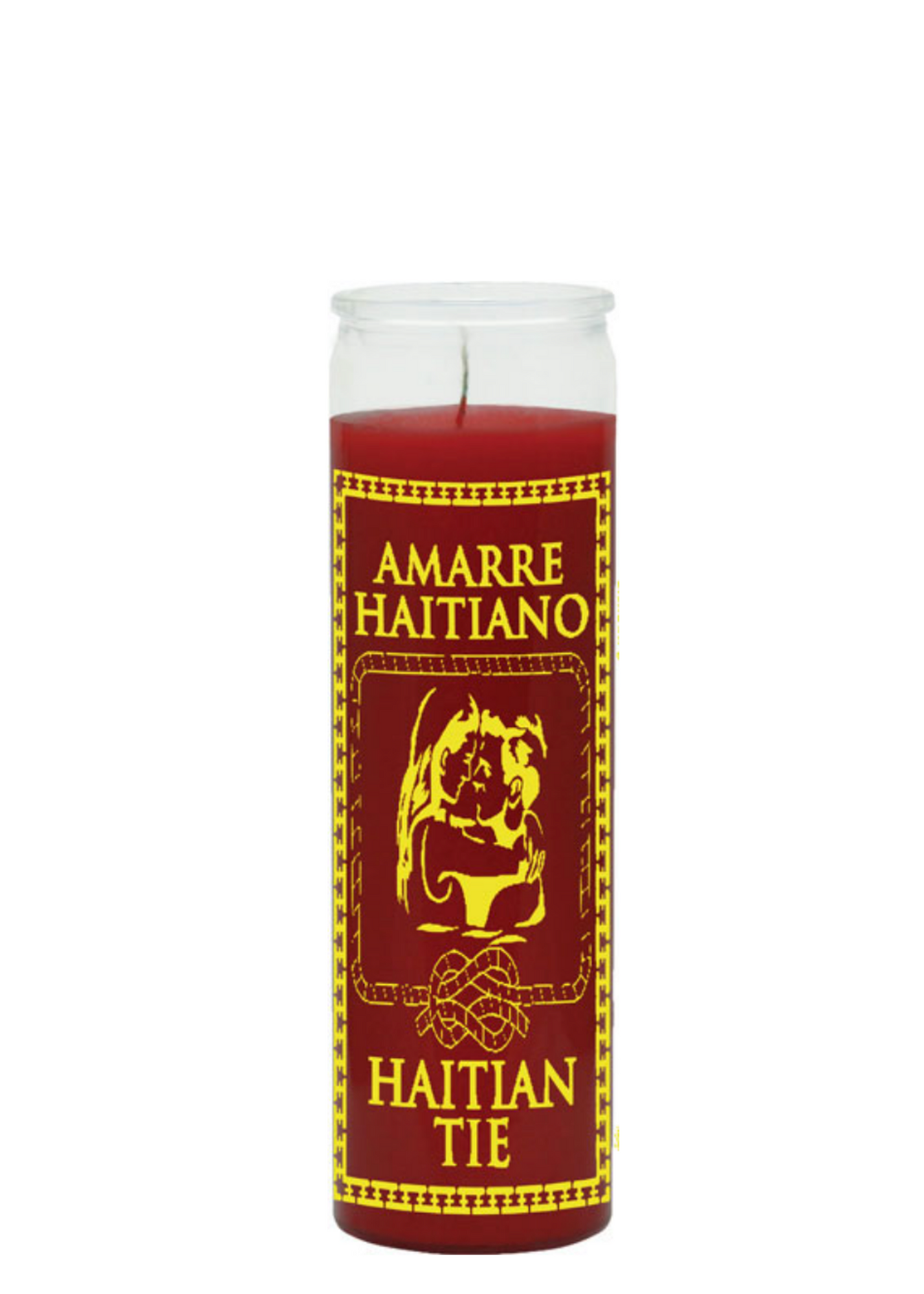 Haitian tie (red) 1 color 7 day candle