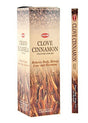 Hem Clove Cinnamon Incense Sticks - warm spicy clove cinnamon fragrance