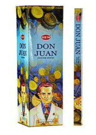 Hem Don Juan Incense Sticks - musk cedarwood leather fragrance