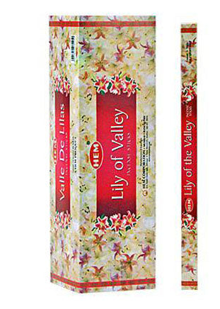 Hem Lily of Valley Incense Sticks - light sweet floral fragrance