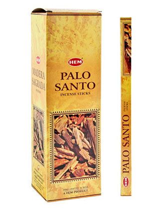 Hem Palo Santo Incense Sticks - sweet woody palo santo fragrance