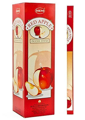 Hem Red Apple Incense Sticks - sweet crisp apple fragrance