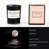 Home fragrance aromatherapy candle in glass jar for scenting living spaces and creating a soothing mood.