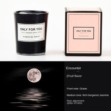 Home fragrance aromatherapy candle in glass jar for scenting living spaces and creating a soothing mood.