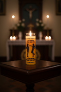I Can More Than You gold 7 day candle for spiritual work, confidence rituals, and focused intention setting.