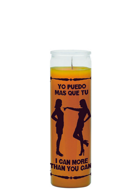 I can more than you (gold) 1 color 7 day candle
