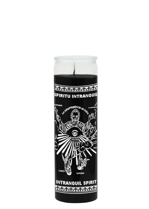 Intranquil spirit (black) 1 color 7 day candle