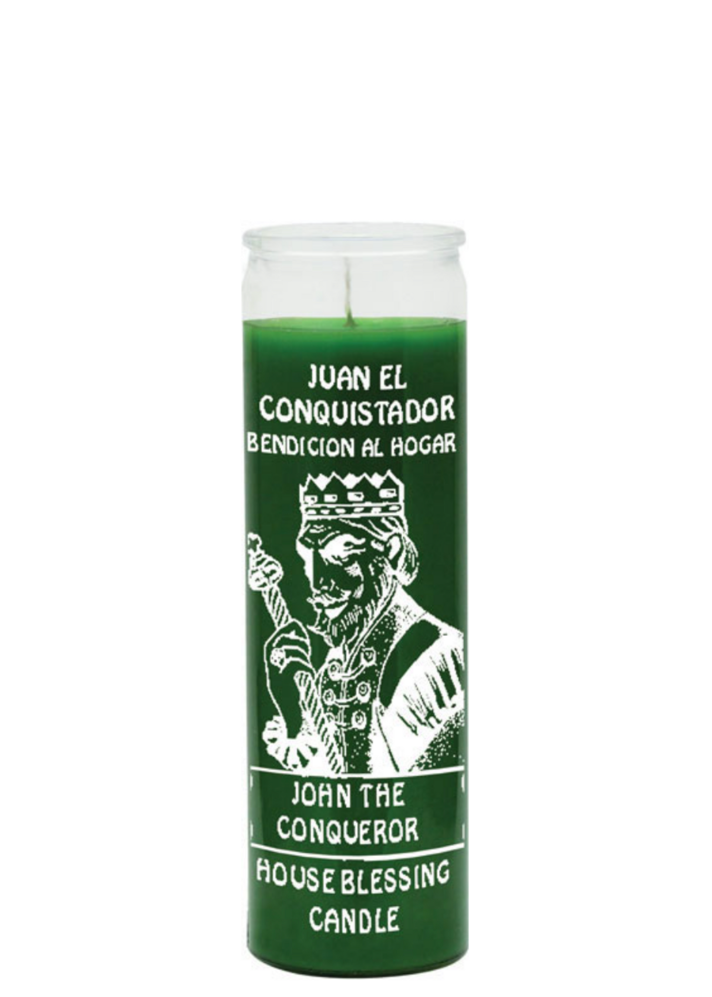 JOHN THE CONQUEROR (Green) 1 COLOR 7 DAY CANDLE