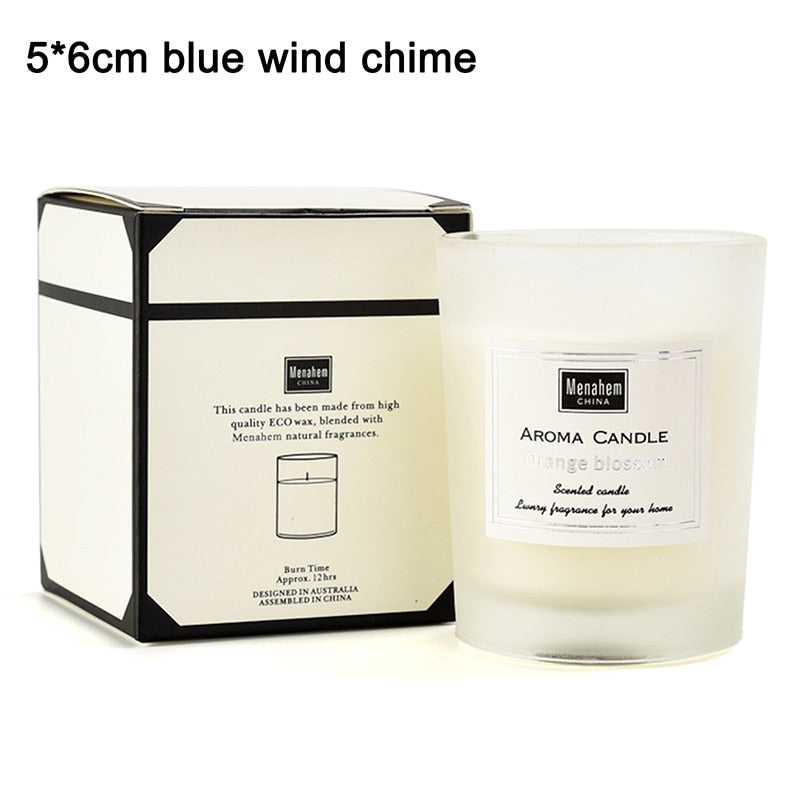 Luxury smokeless scented candle jars for elegant room fragrance, relaxation, and gift-ready decorative use.