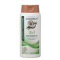 Madina Coconut 2-in-1 Revitalizing Shampoo and Conditioner bottle for cleansing, conditioning, and shine on all hair types.