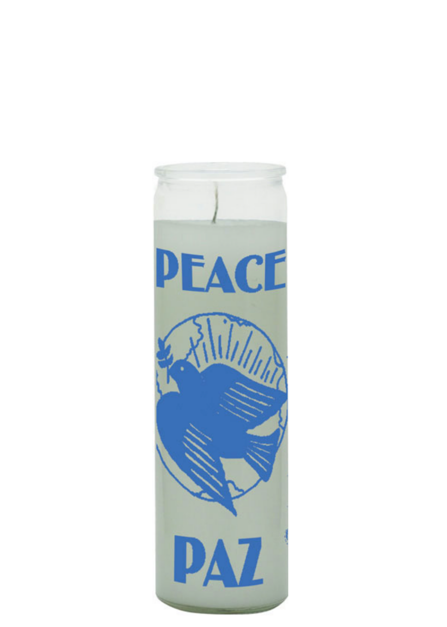 Peace (white) 1 color 7 day candle
