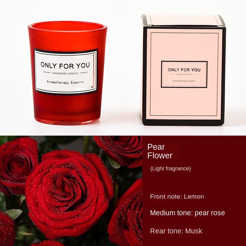 Relaxing home candle in glass jar for stress relief, peaceful evenings, and scented home comfort.