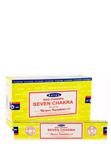 Satya Nag Champa Seven Chakra Incense - rich multidimensional fragrance