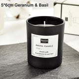 Scented candle jars with smokeless burn for relaxation, self-care routines, and soft ambient fragrance use.