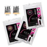 Sevich 100g Hair Building Fibers before and after comparison showing added hair volume and coverage.