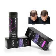 Sevich Hair Building Fibers Keratin application on thinning hair area.