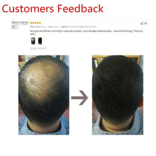 Sevich Hair Building Fibers Keratin coverage demonstration on sparse hair area.