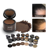 Sevich Waterproof Hairline Powder applied along hairline and roots.
