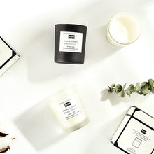 Smokeless scented candle glass jars for bedroom decor, stress relief, and long-lasting fragrance use.