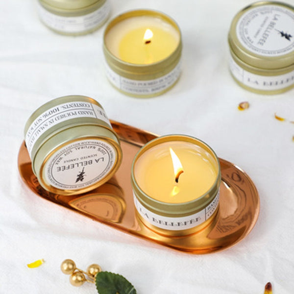 Soybean wax fragrance filling aromatherapy candles in candle jar form for home fragrance, relaxation, and daily aromatherapy use.