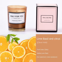 Spa scented candle in glass jar for soothing aromatherapy, massage settings, and tranquil home use.