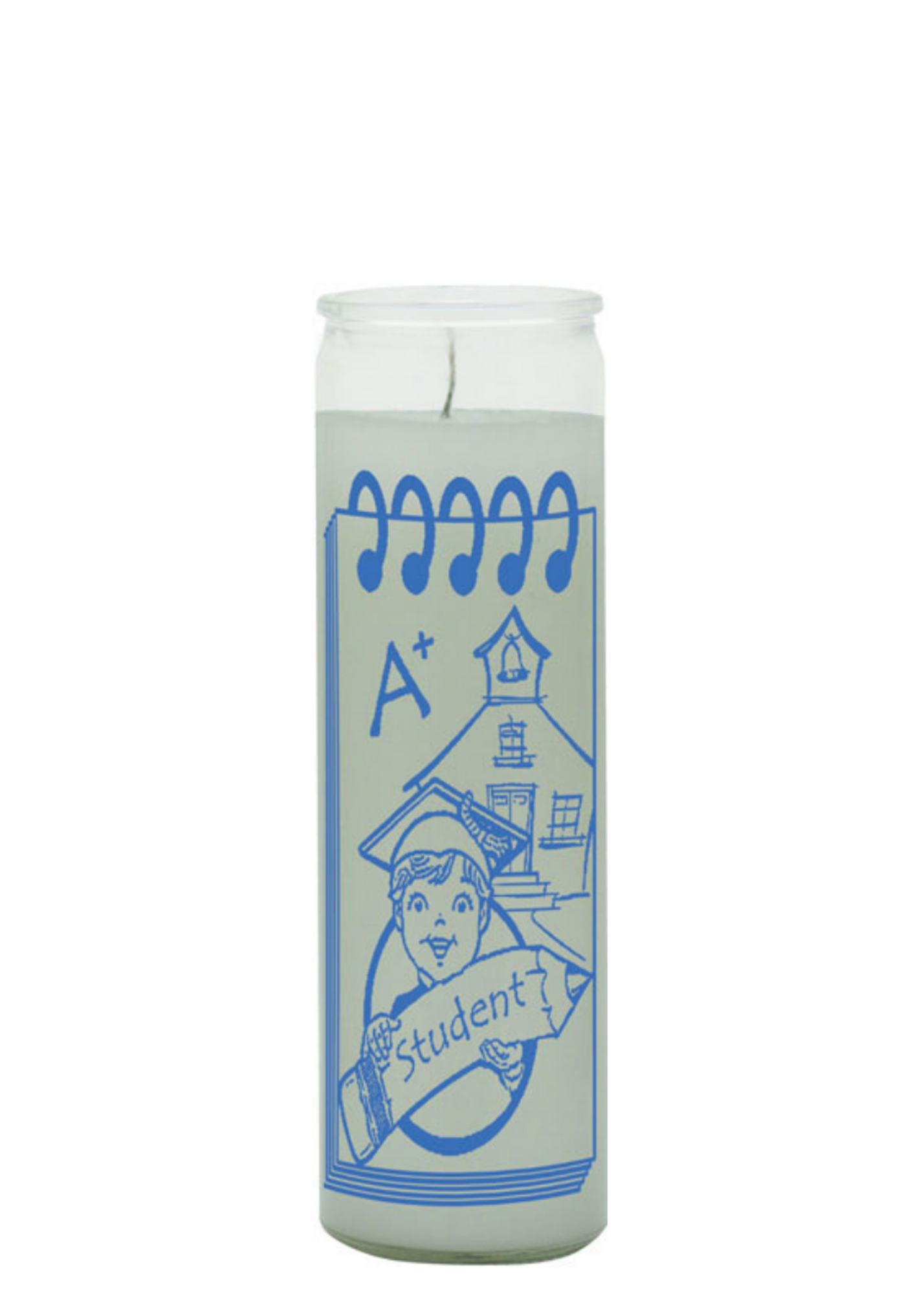 STUDENT (White) COLOR 7 DAY CANDLE