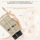 Summer Sunscreen Cream SPF 50 for beach and outdoor activities providing superior UV sun protection all day.