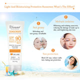 Summer Sunscreen Cream SPF 50 lightweight fast-absorbing formula for daily sun protection and skin moisturizing.
