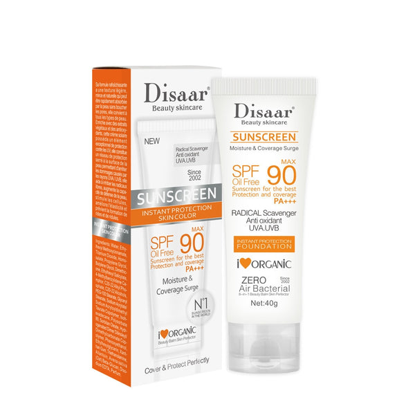Summer Sunscreen Cream SPF 50 main product tube on white background for broad-spectrum UV protection.