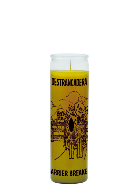 Barrier breaker yellow candle (yellow) 1 color 7 day candle