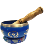 Third Eye Chackra  Deep Blue Brass Singing Bowl