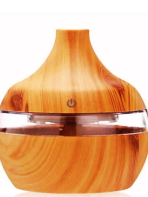 300ml Air Humidifier Led Aroma Essential Oil Diffuser Wood Grain Ultrasonic Humidifier Mini USB Atomizer Purifier