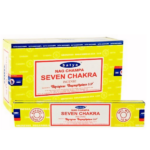 Satya Nag Champa Seven Chakra Incense Sticks - 1 Box