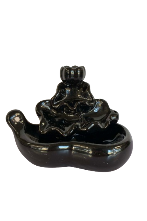 Porcelain Lotus Pond Backflow Incense Burner