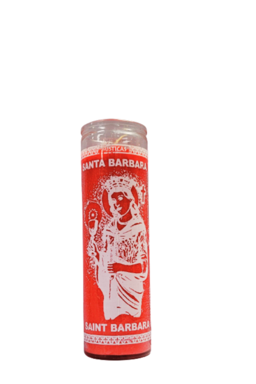 Santa Barbara Red 7-Day Candle