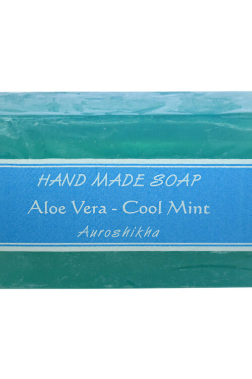 Auroshikha Aloe Vera – Cool Mint Soap