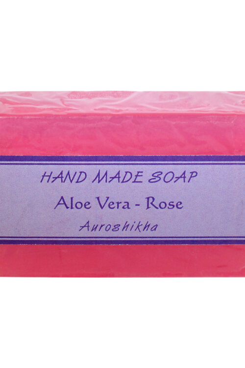 Auroshikha Aloe Vera – Rose Soap