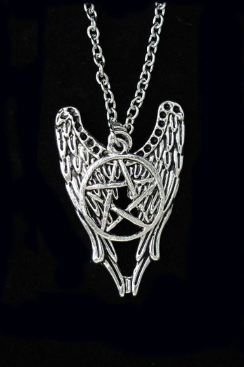 Winged pentagram Necklace